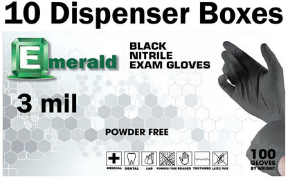 1,000 SIZE X-LARGE Powder-Free Nitrile Gloves, 3 Mil, Food Grade, Disposable