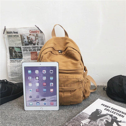 Women Backpack Quality Backpack Large Canvas Student School Bag Zipper Book Bags