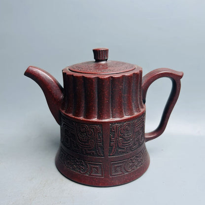 Vintage Chinese Yixing Purple Clay Teapot Zisha Ceremony Teaware Collection Rare