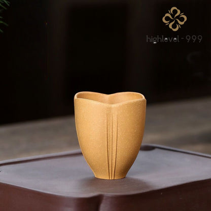 70ml Yixing Purple Clay Handmade Master Cup Smell Cup Mulan Cup Kung Fu Teaware