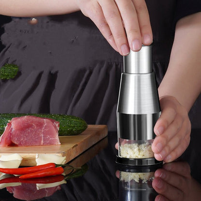 Manual Garlic Press Machine Kitchen Squeezer Tool