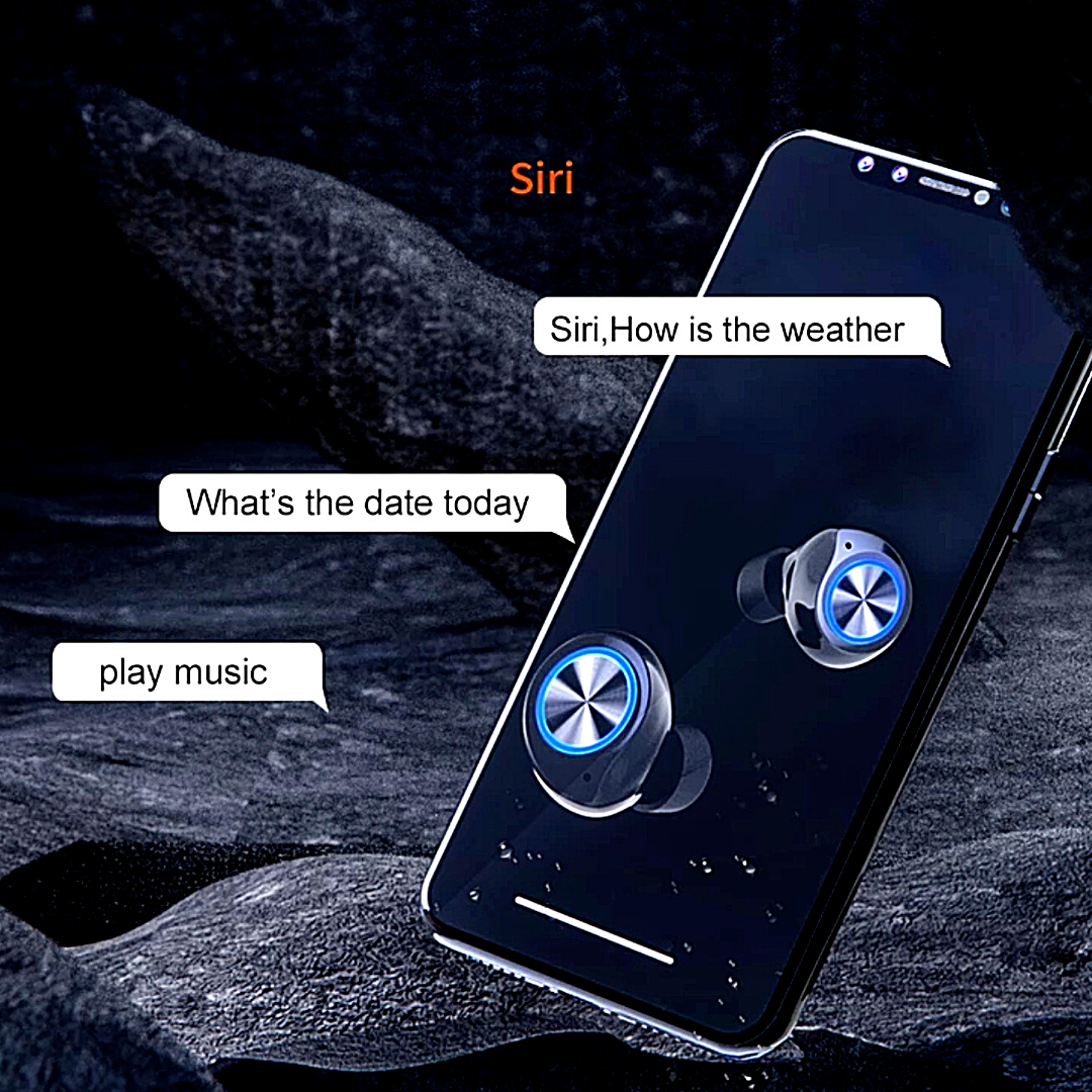TWS Bluetooth 5.0 Earbuds for Cell Phone Wireless Headphones Waterproof