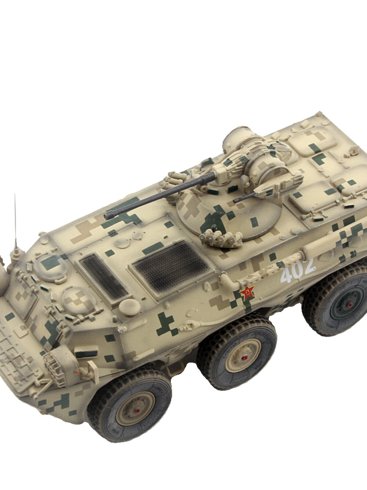 UNISTAR 1/72 China 92 wheeled infantry armored vehicle model digital sand paint