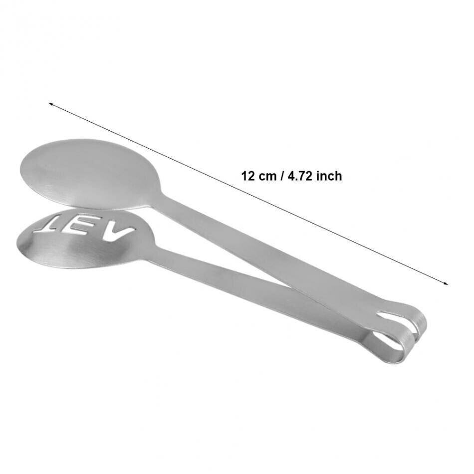 Stainless Steel Tea Clips Bag Tong Squeezer Strainer Mini Sugar Tea Clip Straine