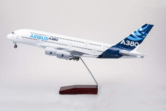 1:160 46CM AIRBUS A380 Passenger Airplane Landing Gears Resin Aircraft Model