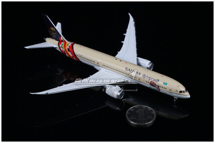 1:400 JC Wings SAUDI BOEING 787-9 Passenger Airplane Diecast Aircraft Model