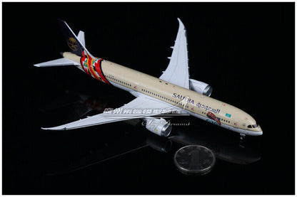 1:400 JC Wings SAUDI BOEING 787-9 Passenger Airplane Diecast Aircraft Model