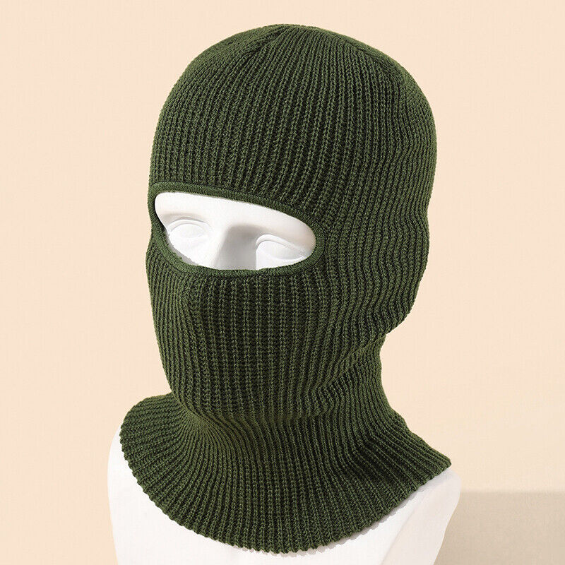 Fashion 1-Hole Ski Hat Knitted Face Cover Winter Butterfly Cloth Sticker