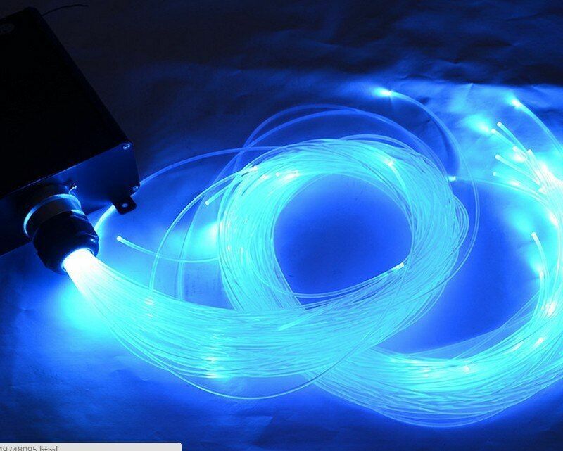 PMMA Plastic Fiber Optics Cable 50-500pcs End Glow LED Star Ceiling Light Bright