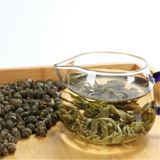 HelloYoung Jasmine Dragon Pearl Green Tea 100g Organic Floral Wellness Daily