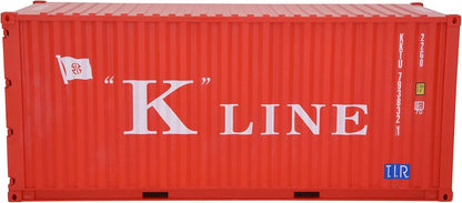 1:20 K LINE Shipping Container Model Abs Resin & Wood Toy Home Decoration Gift