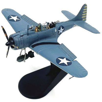1/72 US SBD-3 Dive Bomber Fighter Alloy Aircraft Model Military Plane Craft Gift