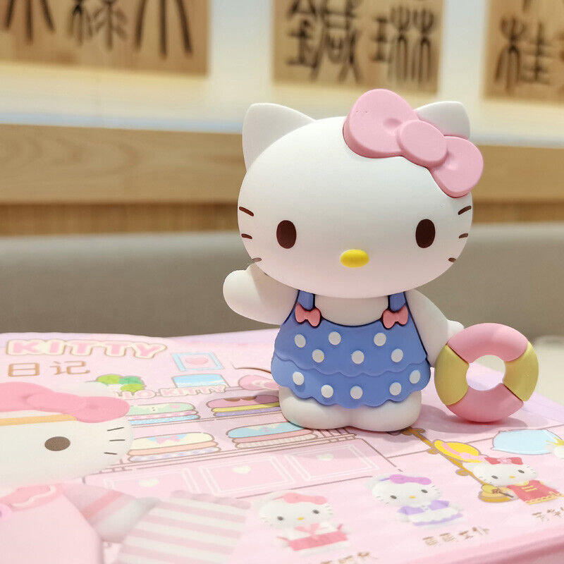 Genuine Sanrio Miniso Hellokitty Toy Figure Doll Cute Cat Decoration