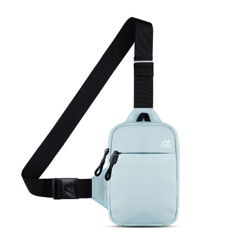 Mens Shoulder Sling Chest Bag Sport Outdoor Crossbody Wallet Nylon Waterproof