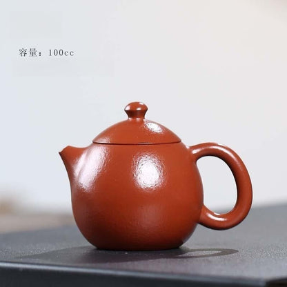 Mini Zisha Teapot Zhuni Pot Small Capacity Dahongpao Pocket Pot Tea Pet 90-140ml