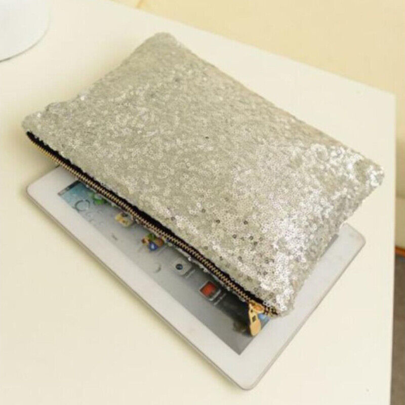 Evening Clutch Bag Glitter Sequin Handbag Sparkling Wallet Ladies Shoulder Bag