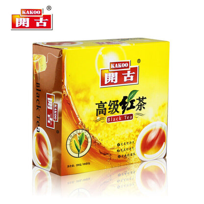 220g Kai Gu 100pcs Boxed Double Piece Premium Black Tea Yunnan Black Tea Bags