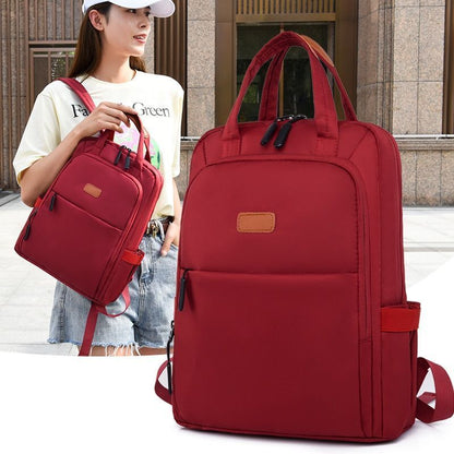 Waterproof 14'' Laptop Backpack Large Travel Bag School Rucksacks Bags Polyester
