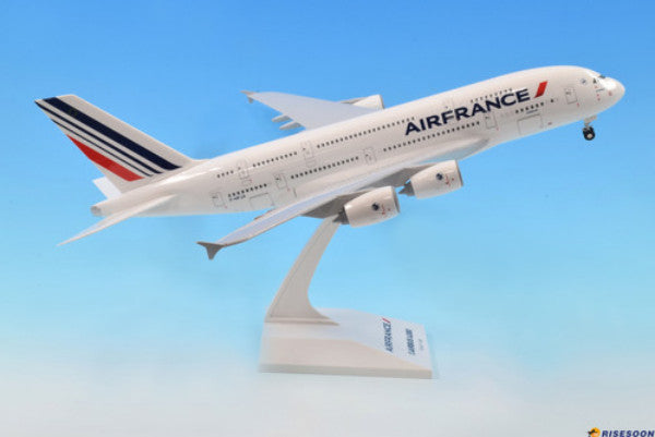 37CM 1:200 Risesoon AIR FRANCE AIRBUS A380-800 Plane ABS Plastic Aircraft Model