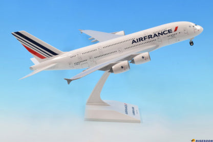 37CM 1:200 Risesoon AIR FRANCE AIRBUS A380-800 Plane ABS Plastic Aircraft Model