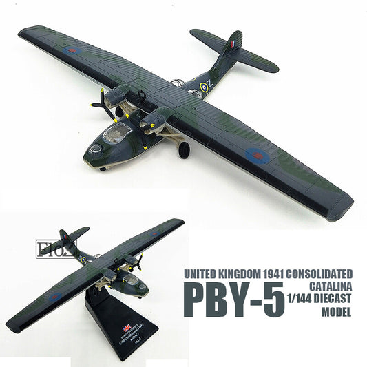 UNITED KINGDOM 1941 CONSOLIDATED PBY-5 CATALINA 1/144 diecast plane model AMER