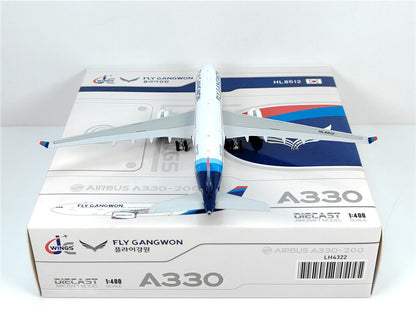 1:400 JC Wings FLY GANGWON AIRBUS A330-200 Passenger Airplane Diecast Model