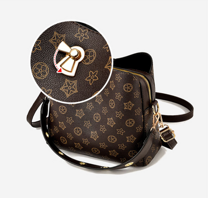 Fashion Leather Handbag Purse Shoulder Bag Bucket Crossbody Versatile for Women