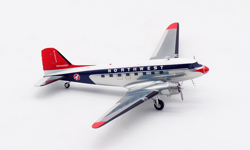 1:200 JC Wings NORTHWEST DC-3 Passenger Airplane Diecast Aircraft Model