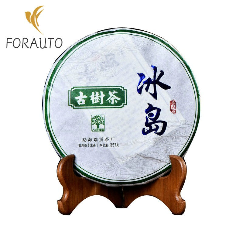 357g Yunnan Iceland Ancient Tree Rich Aroma Pu'er Tea Raw Tea Cake Qizi Cake Tea