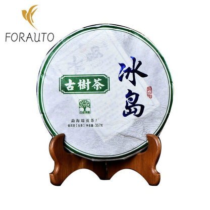 357g Yunnan Iceland Ancient Tree Rich Aroma Pu'er Tea Raw Tea Cake Qizi Cake Tea