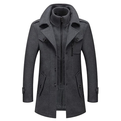 Autumn Winter Men Wool Coat Coat Wool Coat Male Casual Overcoat Clothing