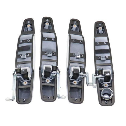 4pcs Olympic White Door Handles For Cadillac Escalade Base Sport Utility 07-13