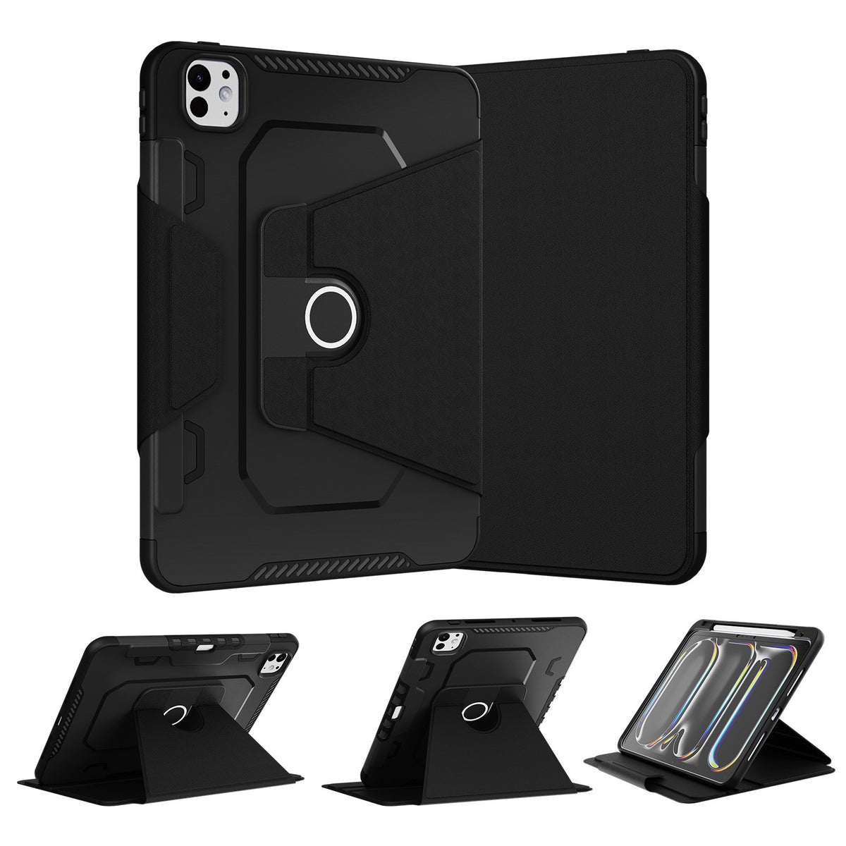 For ipad pro/mini 6 protective cover swivel bracket apple tablet anti-drop cover