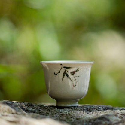 Handpainted Tea Cup 20ml Chinese Porcelain Kungfu Tea Cup Antique Master Cup New