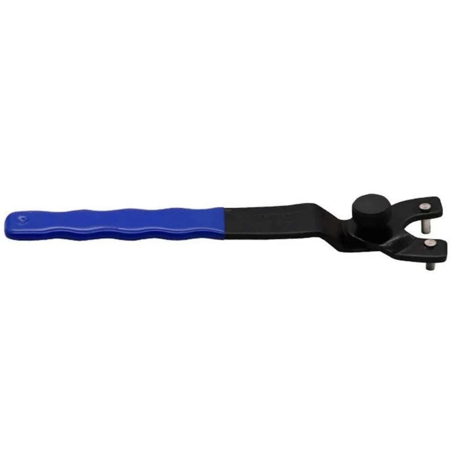 Durable Grinder Disc Wrench Tool Adjustable 0.5-1.25in Pin Spanner Rubber Grip;