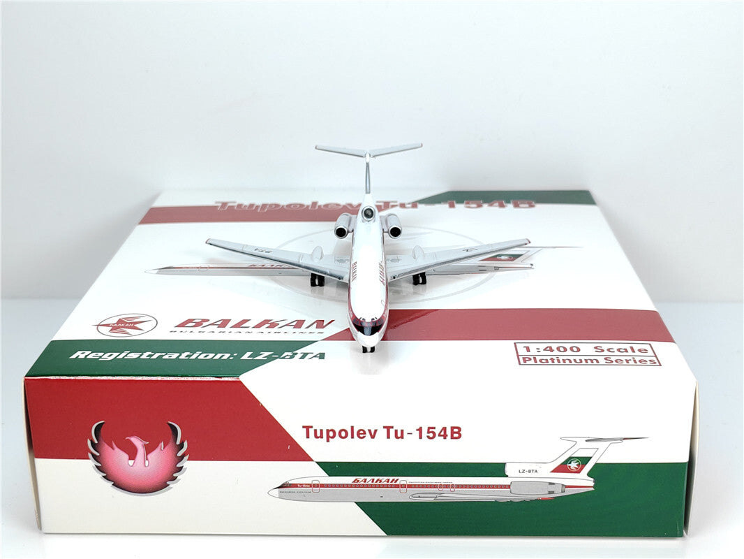 1:400 Phoenix BALHAN Tupolev TU-154B Airplane Diecast Aircraft Plane Model