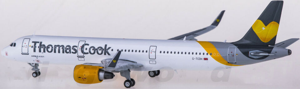 1:400 JC Wings Thomas Cook AIRBUS A321 Passenger Airplane Diecast Aircraft Model