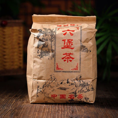 Guangxi Wuzhou Liu Bao Cha Hei Cha Chinese Liupao Loose Tea Dark Tea