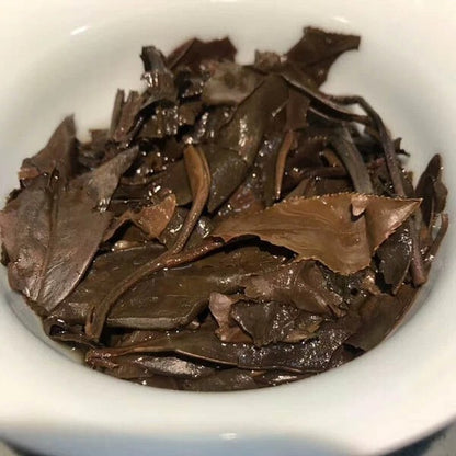 500g FuDing Run Aged Shou Mei Longevity Eyebrow Handmade White Tea small cake