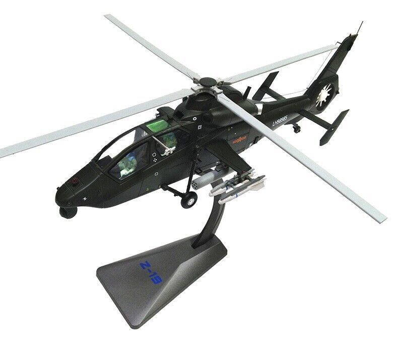 1:48 37CM China Z-19 Helicopter Airplane Diecast Military Aircraft Plane Model