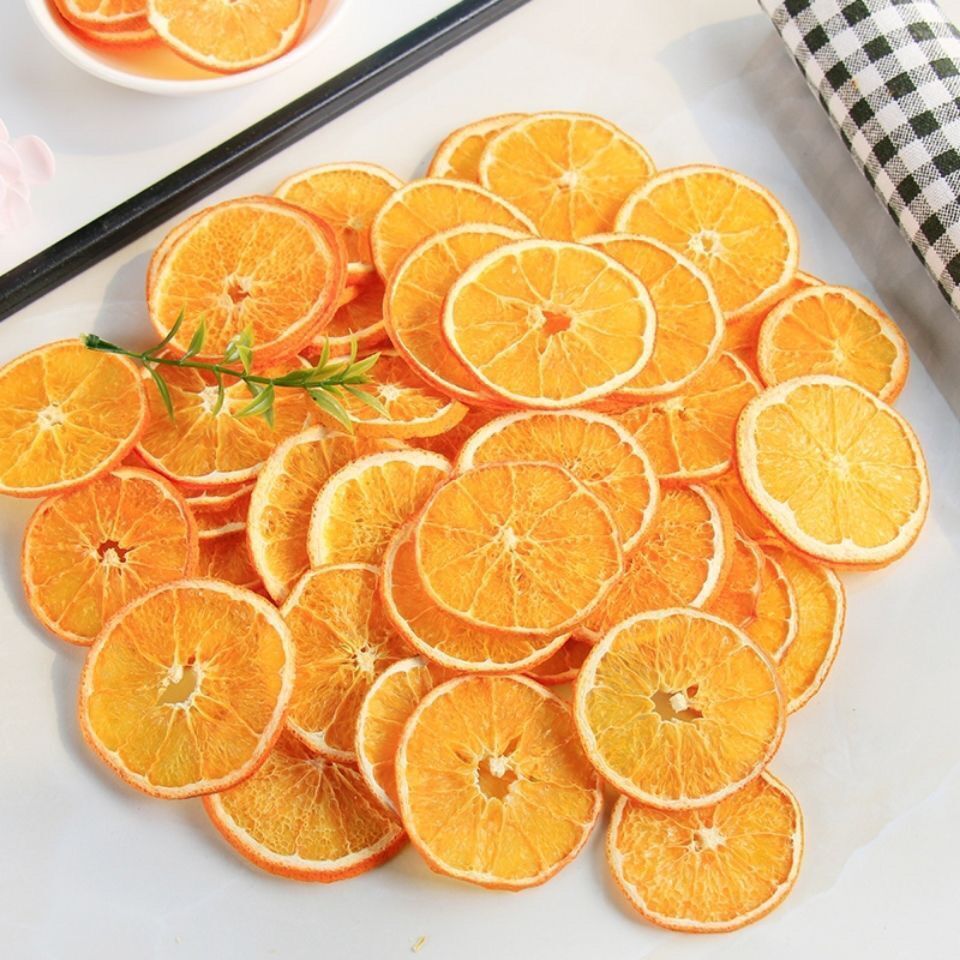 Dried Orange Slices, Plant Based Decors, 100% Naturally Dried Orange Fruit Tea