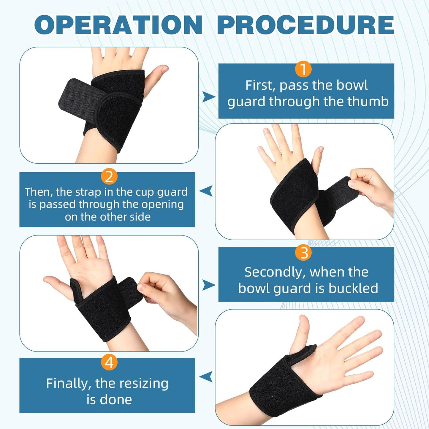 Wrist Hand Brace Support Carpal Tunnel Sprain Arthritis Gym Splint Left / Right