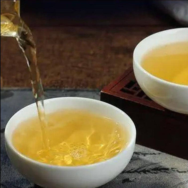200g Yunnan Laobanzhang Ripe Pu-erh Tea Cake Old Puerh Tea Chinese Raw Pu'er Tea