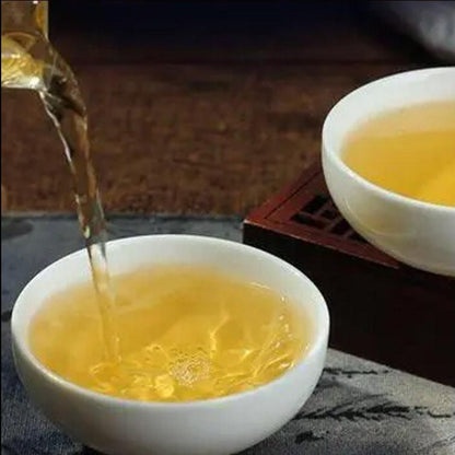 200g Yunnan Laobanzhang Ripe Pu-erh Tea Cake Old Puerh Tea Chinese Raw Pu'er Tea