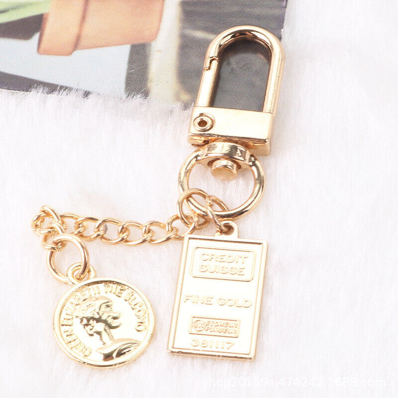 New Letter Key Ring Card Pendant Mobile Phone Case Chain Bag Pendant Keychain