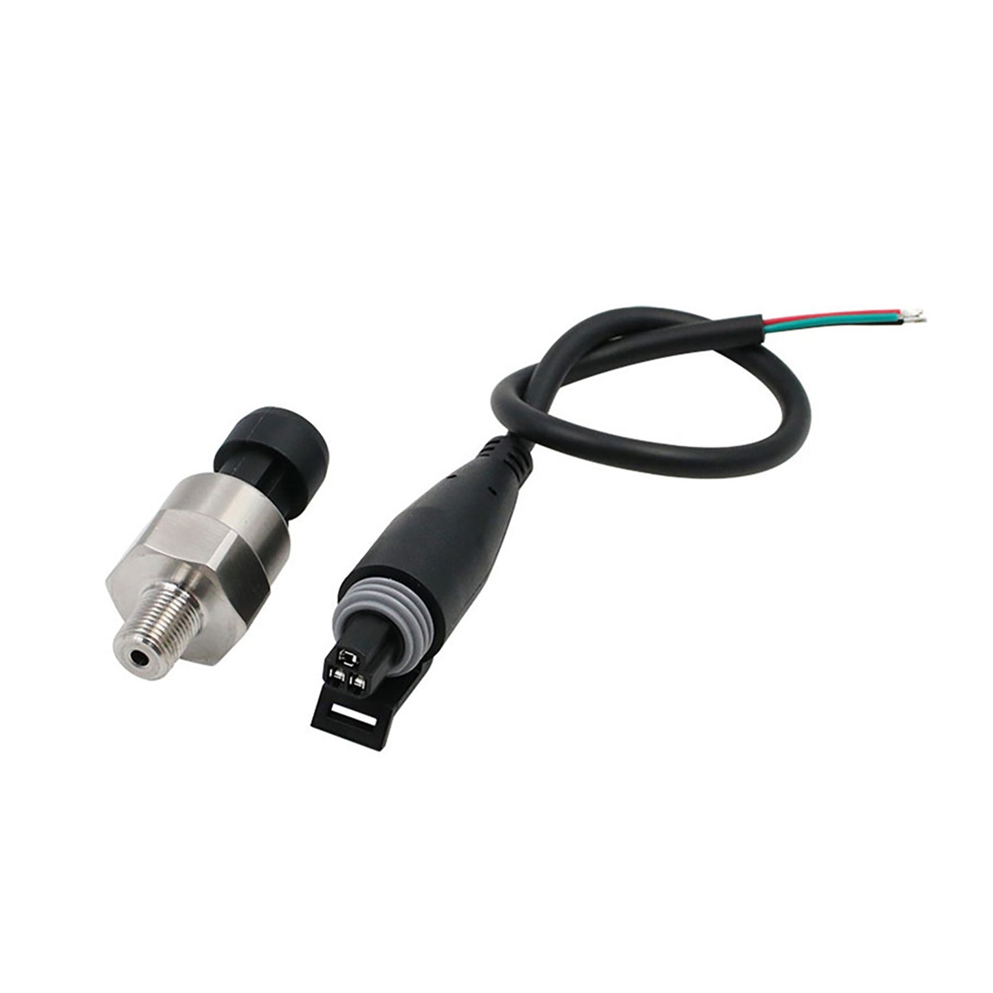 UNIVERSAL 5V PRESSURE TRANSDUCER SENDER 300 PSI OIL FUEL AIR WATER W/ CONNECTOR