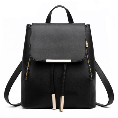 New Women's PU Leather Satchel Shoulder Backpack School Rucksack Bags Travel