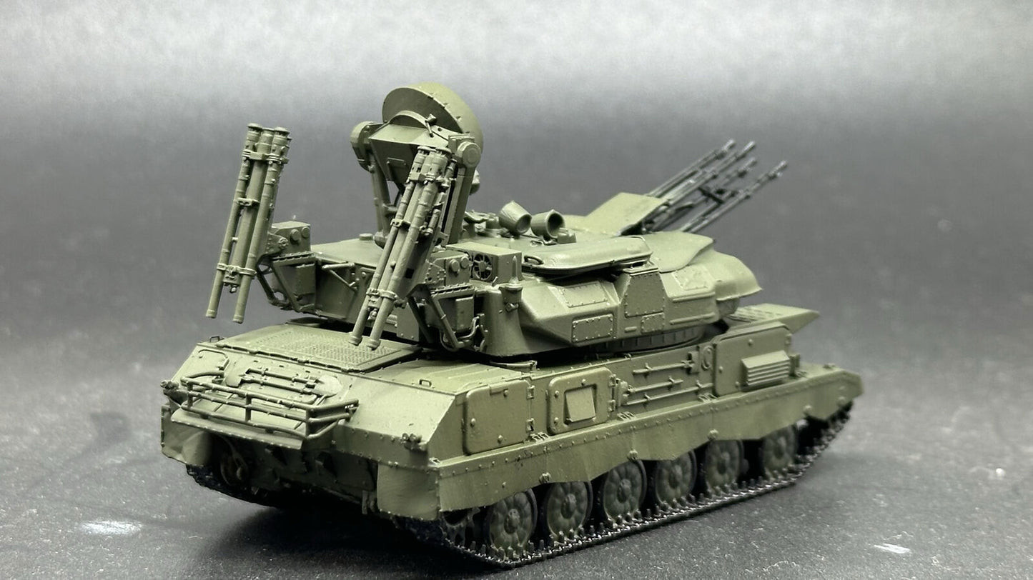 1/72 Soviet Shilkha River M4 Anti-Aircraft Vehicle Finished Model Homemade
