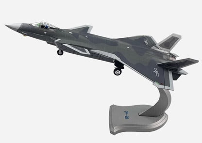 1:60 35CM J-20 Stealth Fighter Plane Diecast Airplane Military Aircraft Model