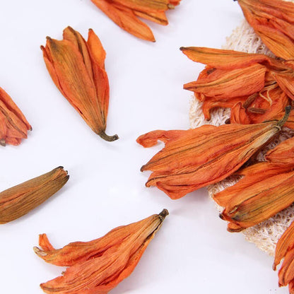 Natural Lily Flower Tea Dried Lily Herbal Tea Blooming Flower Tea 1.75oz/50g